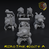 Micro Tank Scouts x5 - A