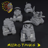 Micro Tanks x5 - B - STL Download