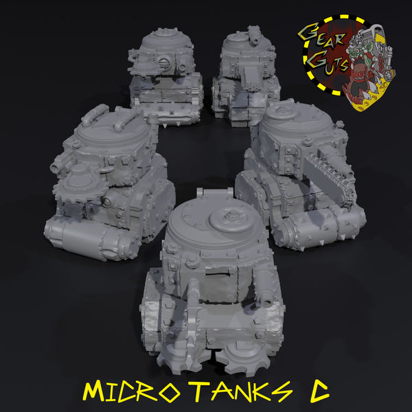 Micro Tanks x5 - D – Gear Gut's Mek Shop