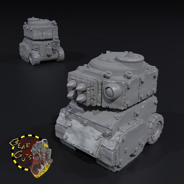 Micro Master Tanks Micro Tanks x5 - F - STL Download – Gear Gut's Mek Shop