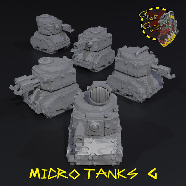 Micro Tanks x5 - G – Gear Gut's Mek Shop