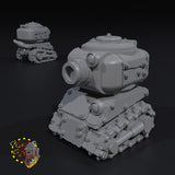 Micro Tanks x5 - H - STL Download