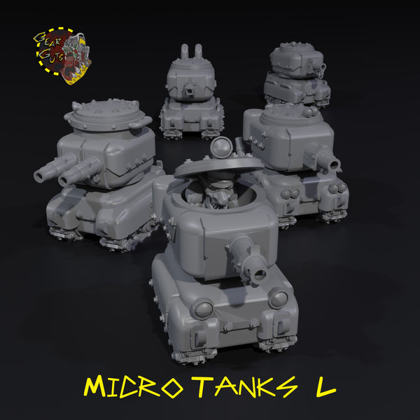 Micro Tanks Assault Gunner Miniatures – Gear Gut's Mek Shop