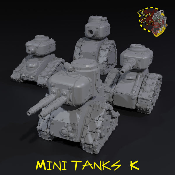 Mini Tanks x4 - K