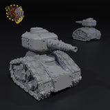 Mini Tanks x4 - K - STL Download