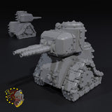 Mini Tanks x4 - K - STL Download