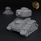 Mini Tanks x4 - K - STL Download