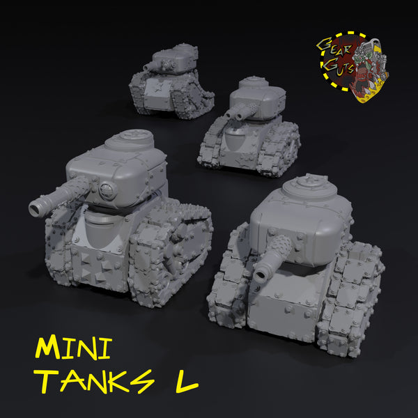 Mini Tanks x4 - L