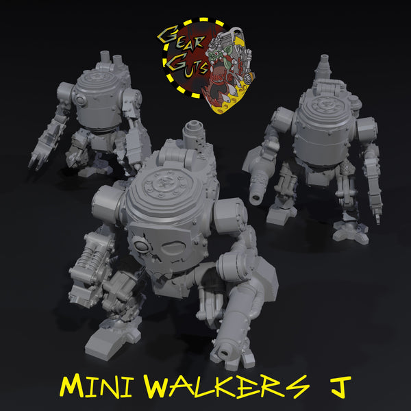 Mini Walkers x3 - J - STL Download
