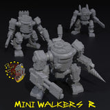 Mini Walkers x3 - R - STL Download