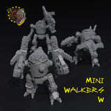 Mini Walkers x3 - W - STL Download