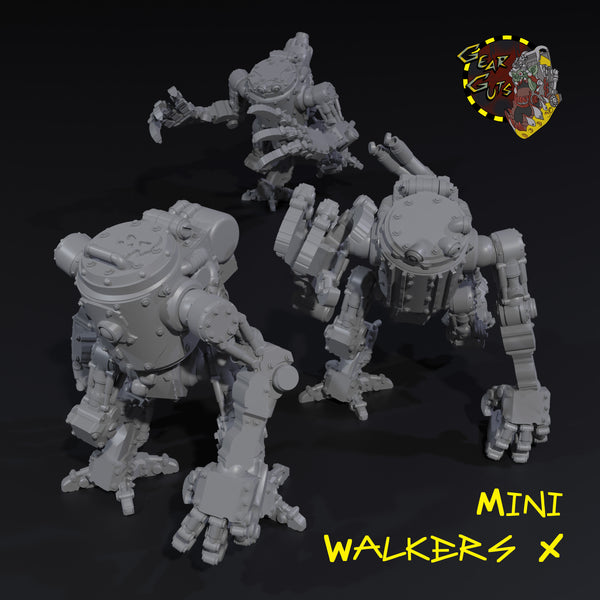 Mini Walkers x3 - X - STL Download