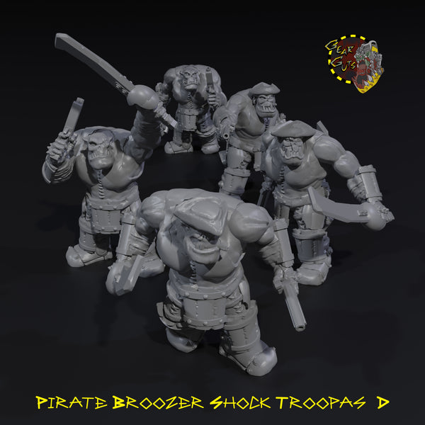 Pirate Broozer Shock Troopas x5 - D