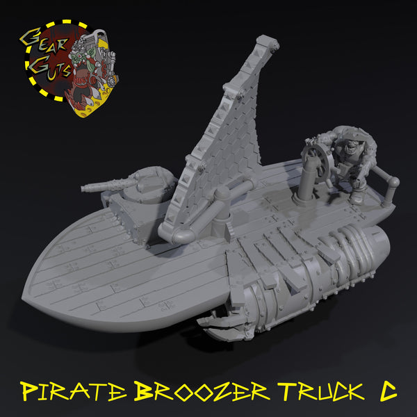 Pirate Broozer Truck - C - STL Download