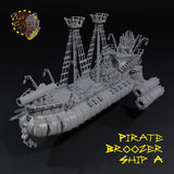 Pirate Broozer Ship - A - STL Download