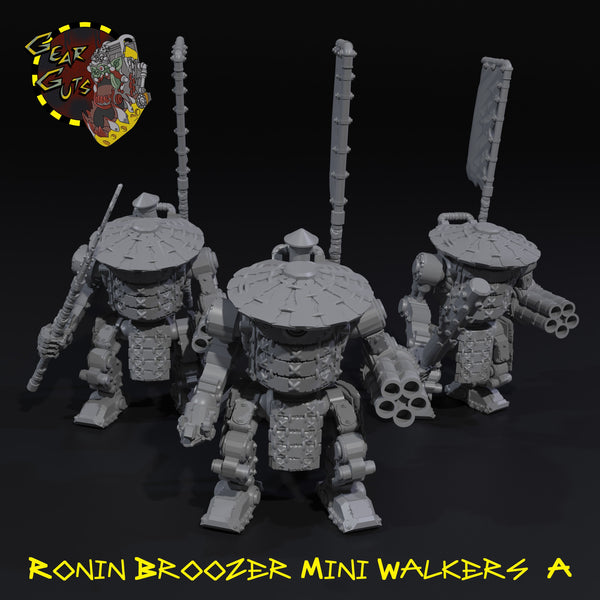 Ronin Broozer Mini Walkers x3 - A - STL Download