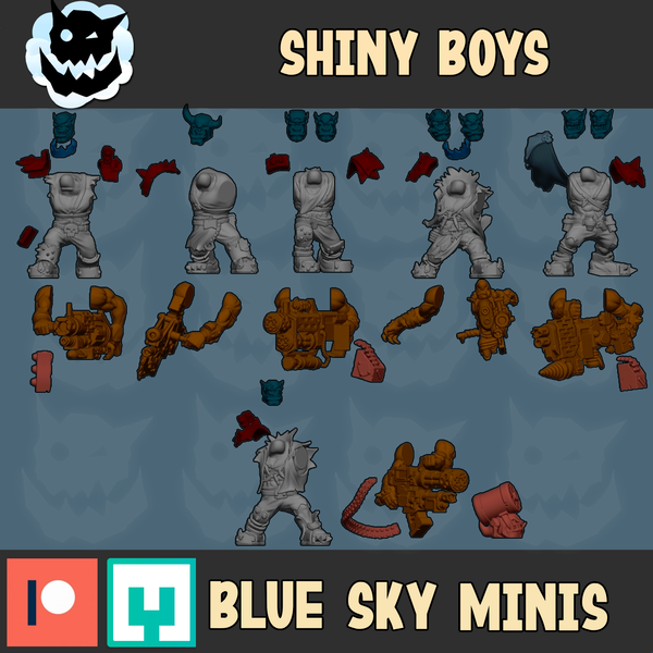 Shiny Boys x6 – Gear Gut's Mek Shop