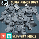Super Armor Boys x3 Version 2