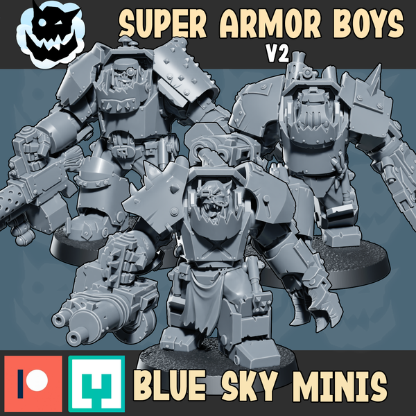 Super Armor Boys x3 Version 2