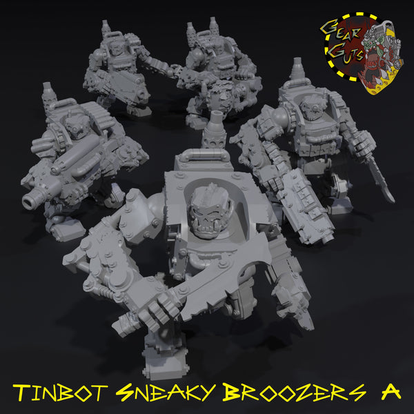 Tinbot Sneaky Broozers x5 - A - STL Download
