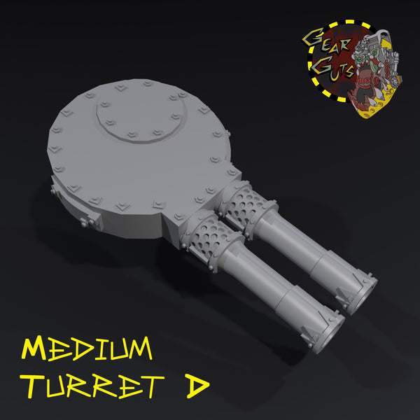 Medium Turret - D - STL Download