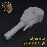 Medium Turret - E - STL Download