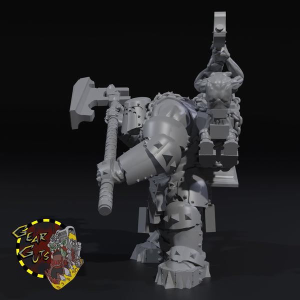 Clockwork Forgemaster Wrecker Forgemaster Grund - STL Download – Gear Gut's Mek Shop