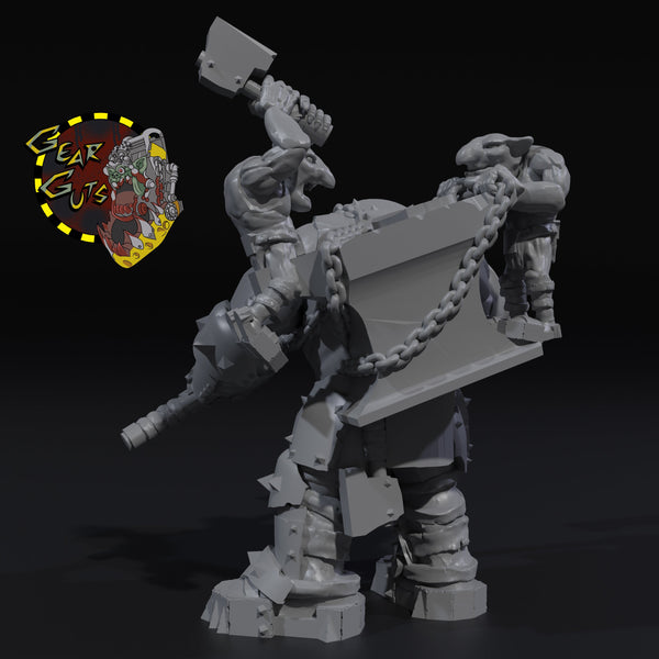 Clockwork Forgemaster Wrecker Forgemaster Grund - STL Download – Gear Gut's Mek Shop