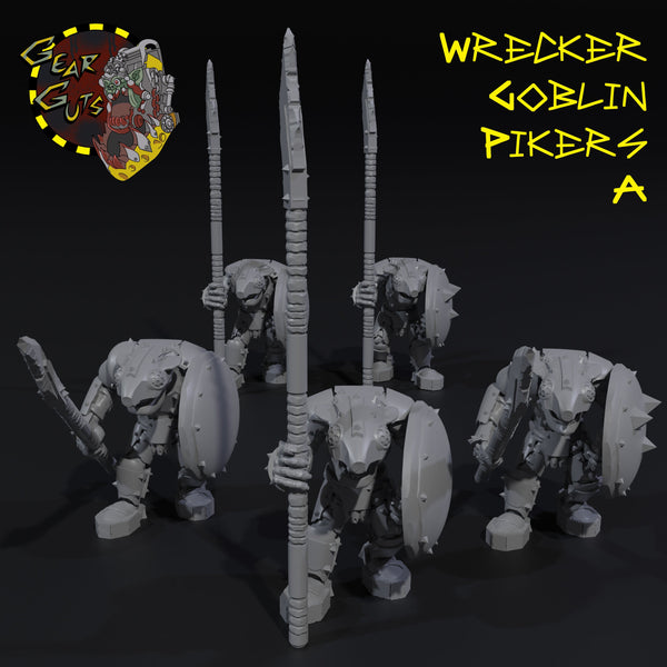 Wrecker Goblin Pikers x5 - A - STL Download