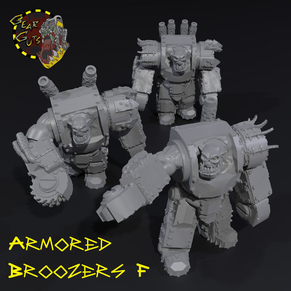 Armored Broozers x3 - F - STL Download