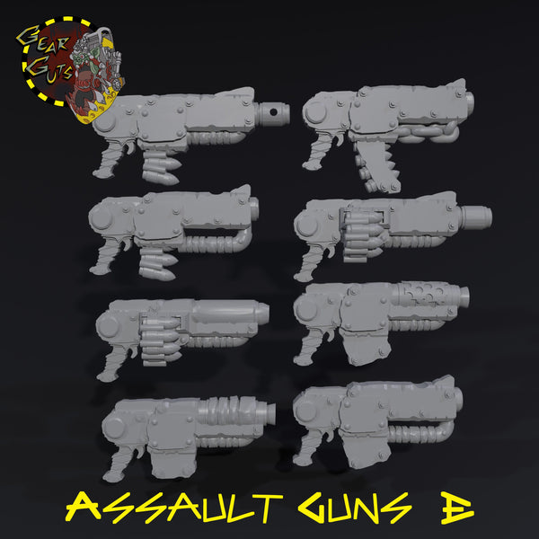 Assault Guns x8 - E - STL Download