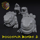 Dogosaur Bombs x4 - C - STL Download