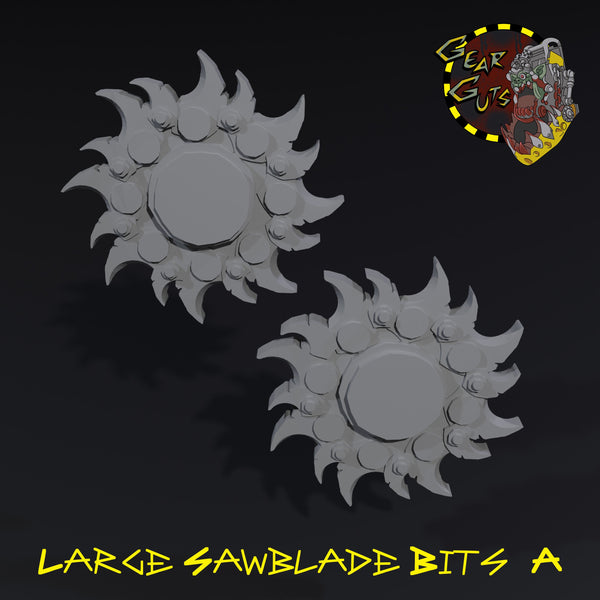 Large Sawblade Bits - A - STL Download