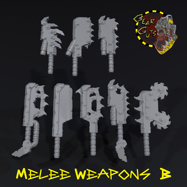 Melee Weapons x8 - B
