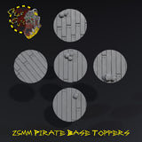 Pirate Base Toppers - A