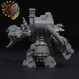 Armored Broozer Boss with Claw and Fist - A