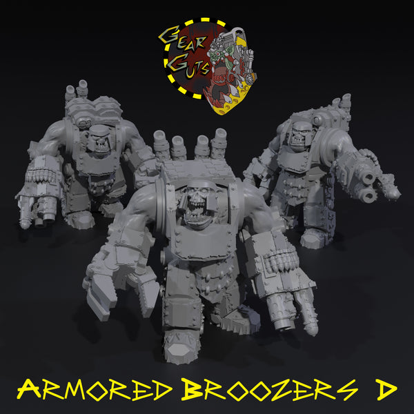 Armored Broozers x3 - D - STL Download