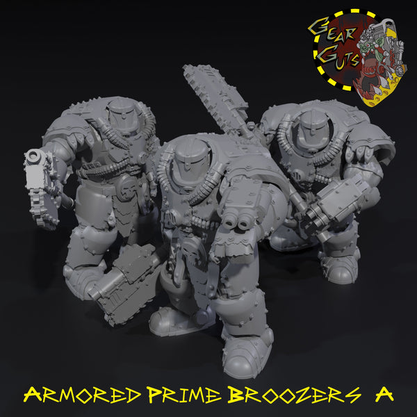 Armored Prime Broozers x3 - A - STL Download