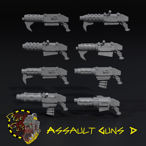 Assault Guns x8 - D - STL Download