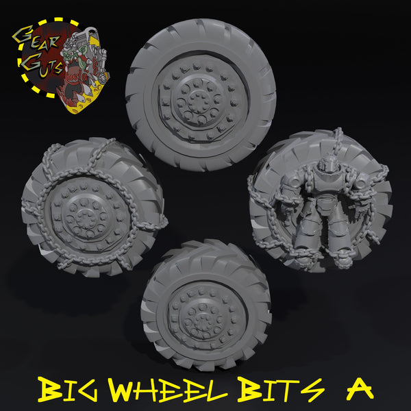 Big Wheel Bits x4 - A - STL Download