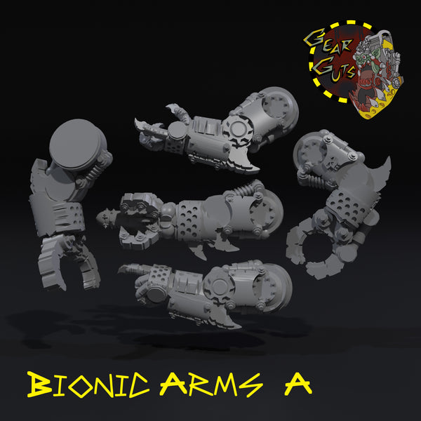 Bionic Arms x5 - A - STL Download