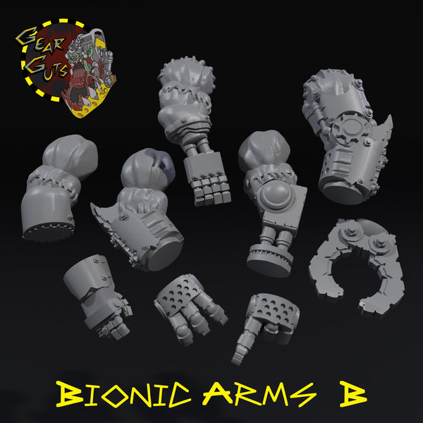 Bionic Arms x5 - B - STL Download
