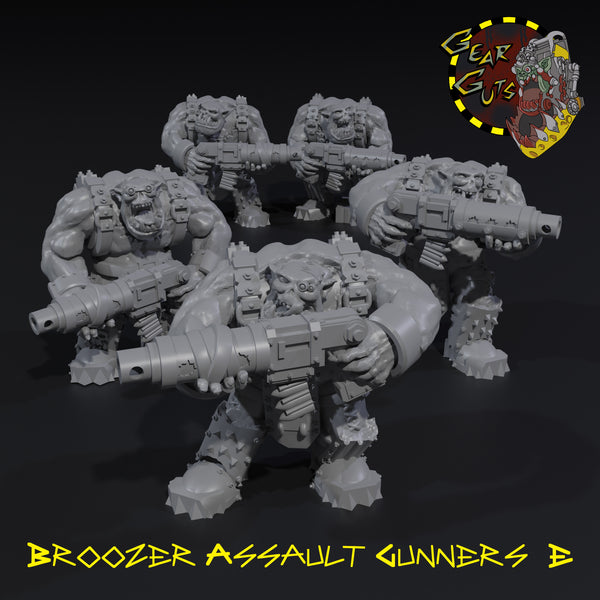 Broozer Assault Gunners x5 - E - STL Download