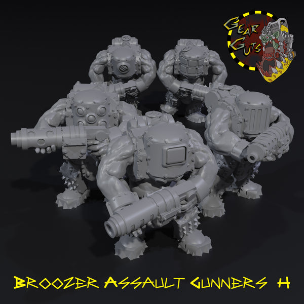 Broozer Assault Gunners x5 - H - STL Download