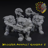 Broozer Assault Gunners x5 - J - STL Download