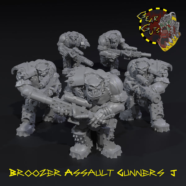Broozer Assault Gunners x5 - J - STL Download