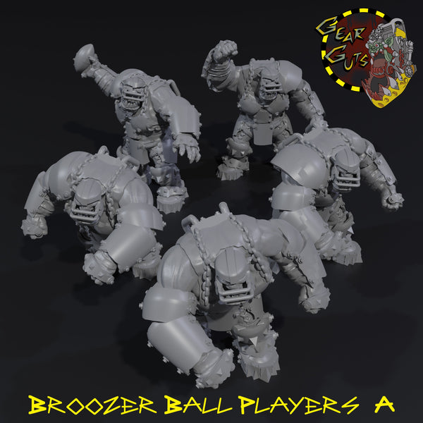 Broozer Ball Players x5 - A - STL Download