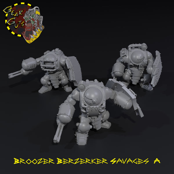Broozer Berzerker Savages x3 - A - STL Download