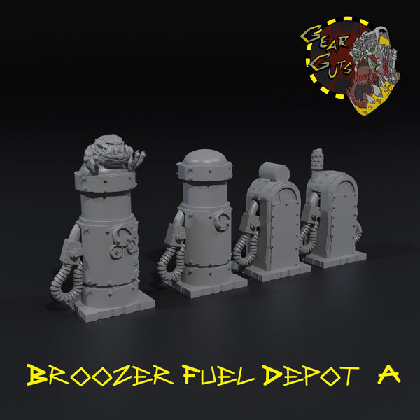 Broozer Fuel Depot x4 - A - STL Download