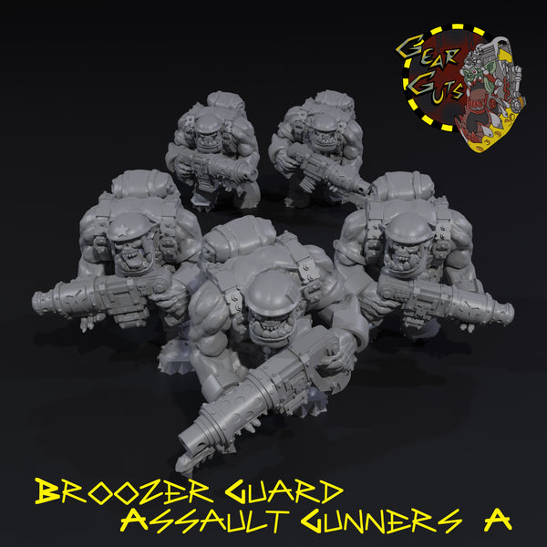 Broozer Guard Assault Gunners x5 - A - STL Download